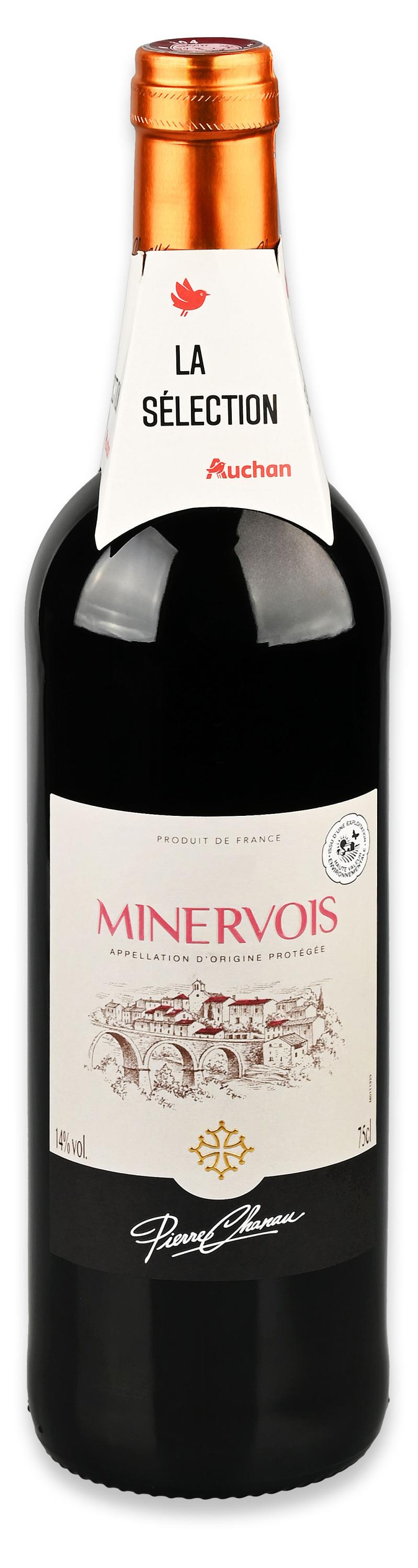 Изображение товара Французское сухое красное вино Pierre Chanau Minervois 0.75л