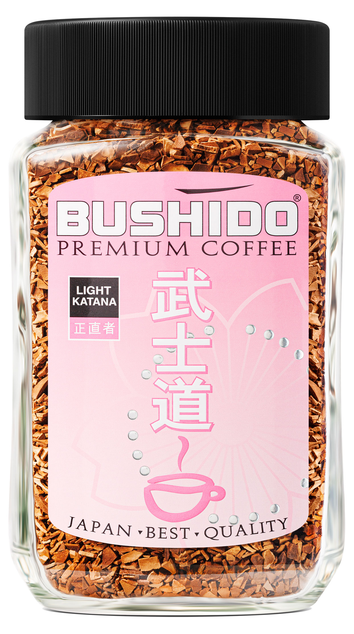 Изображение товара Кофе растворимый Bushido Light Katana 100 г сублимированный арабика