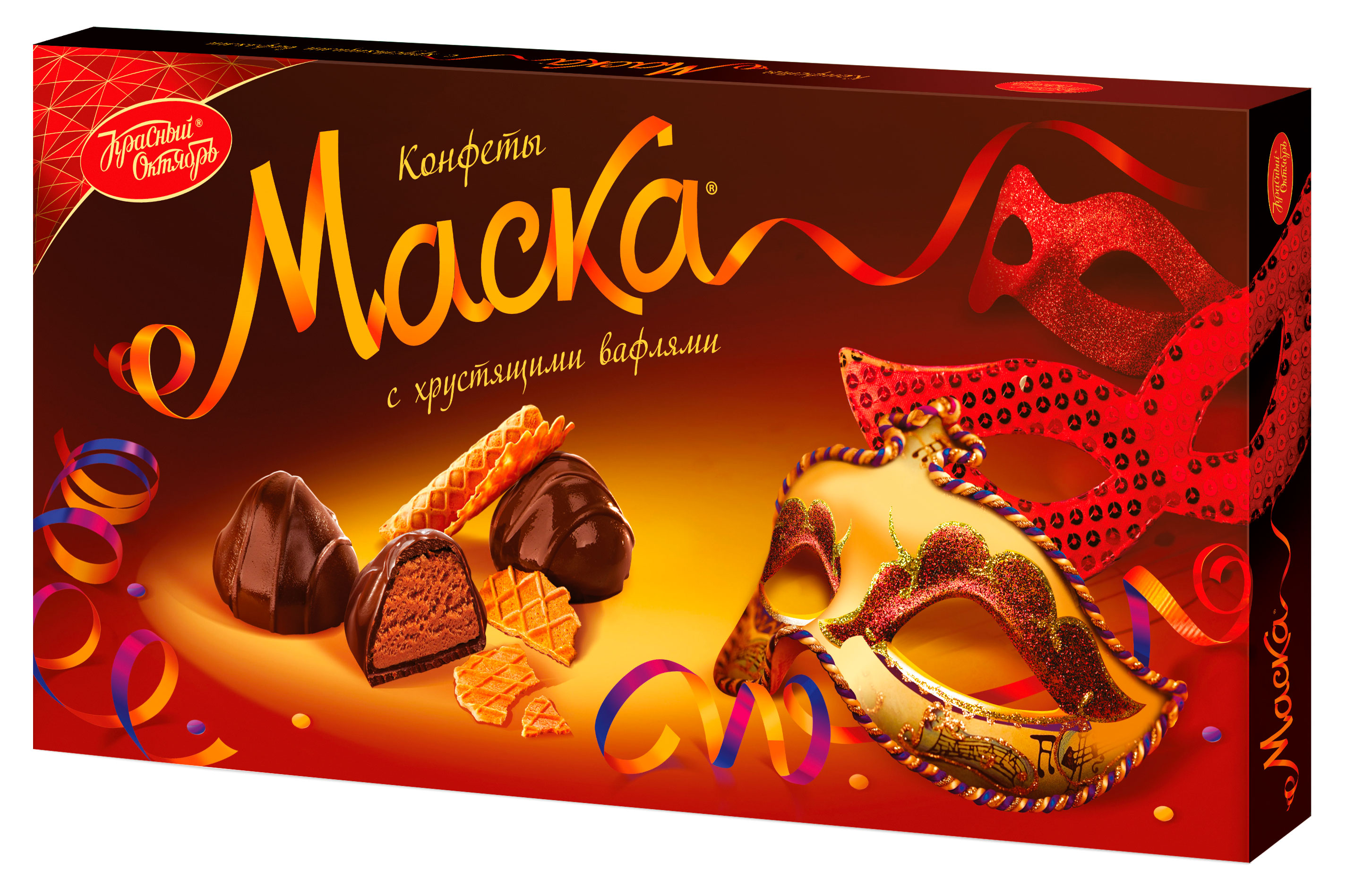 

Конфеты Рот Фронт Маска с хрустящими вафлями, 300 г