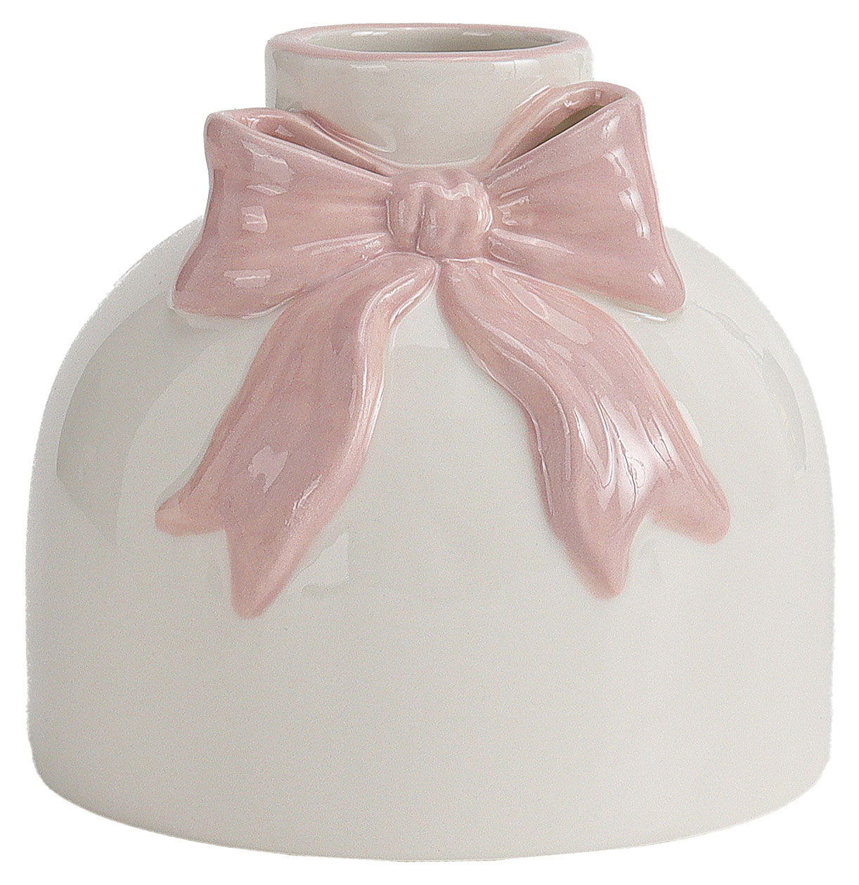 

Ваза Actuel Бант белая, h10,5 см