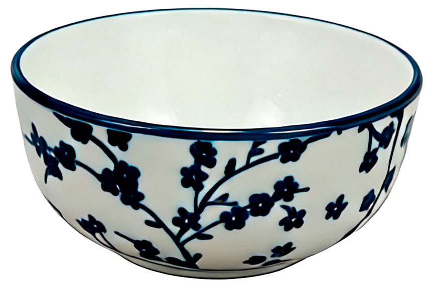 

Салатник Синие цветы 13,5x7 см, 500 мл