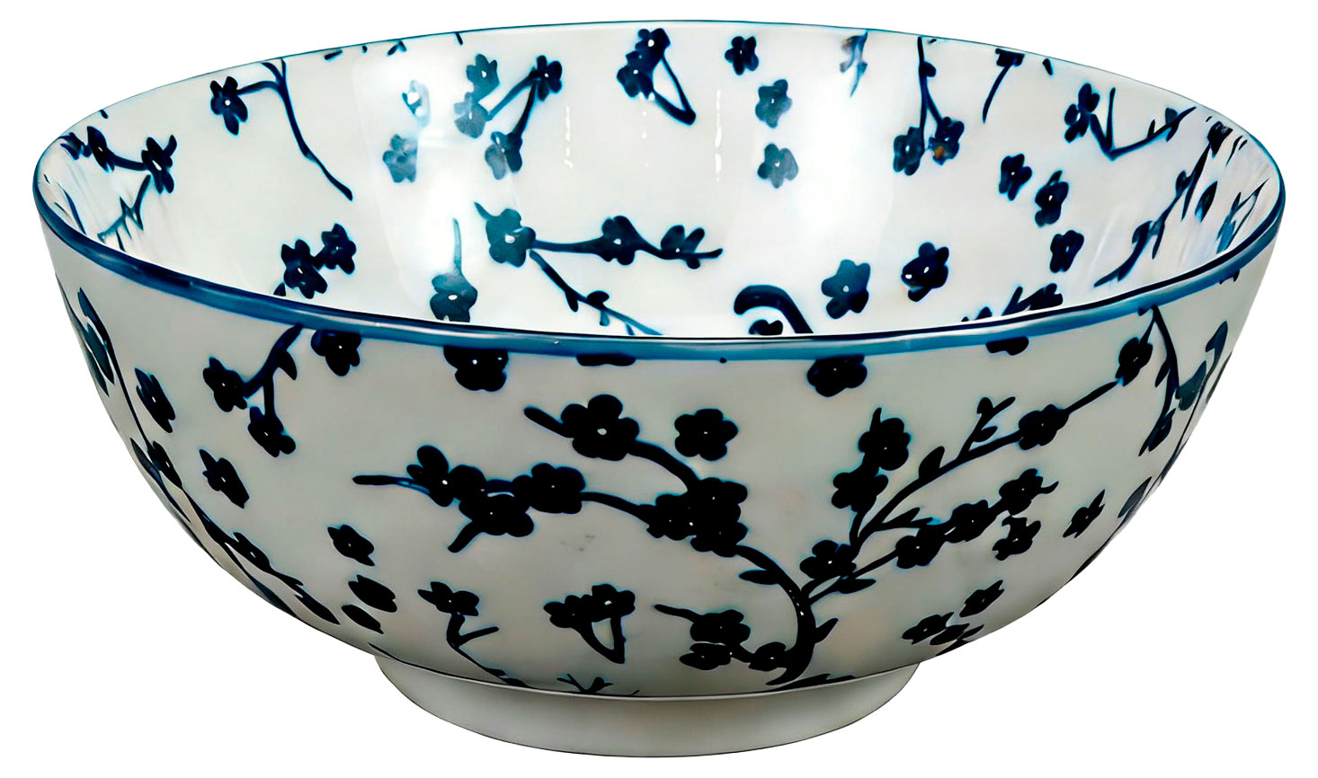 

Салатник Синие цветы, 20,5х8,5 см