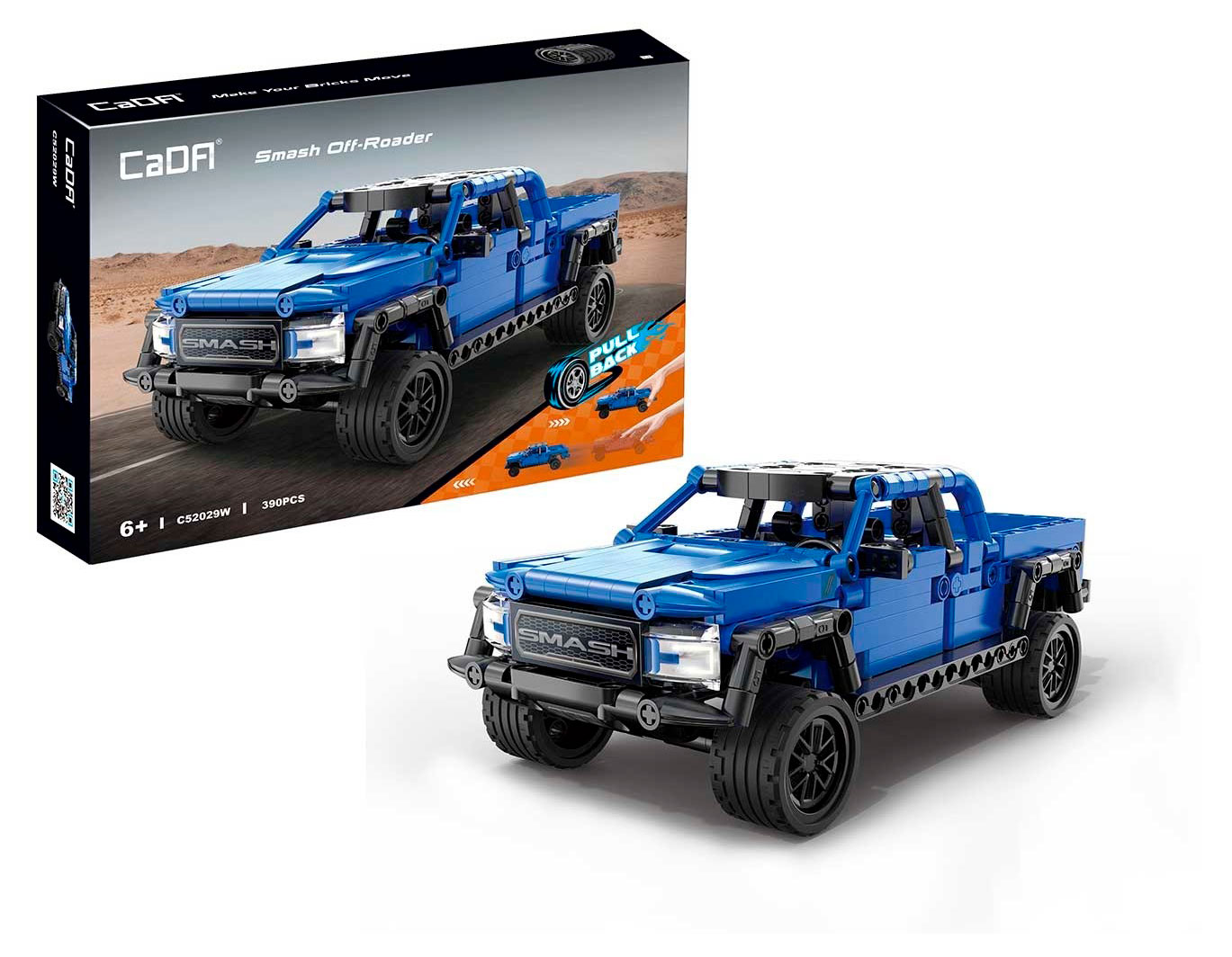 

Конструктор CaDa Внедорожник Smash, 1 шт в ассортименте