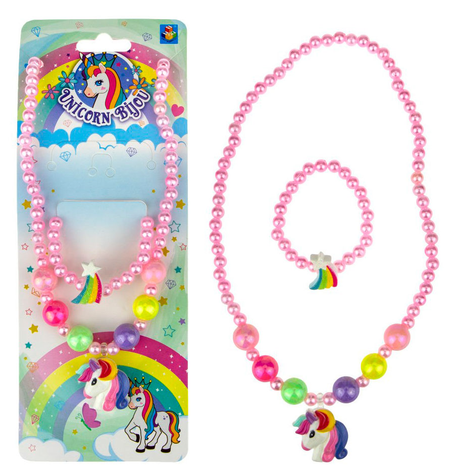 

Набор украшений 1TOY Unicorn Bijou Бусы + браслет