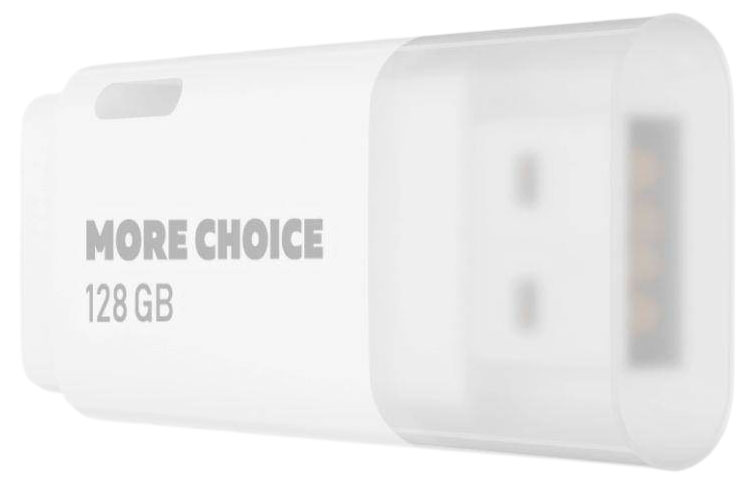 

Флешка USB More Choice 128GB MF128 белая