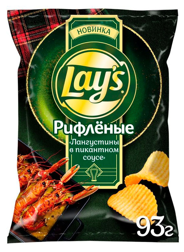 

Чипсы картофельные Lay's Лангустины в пикантном соусе, 93 г