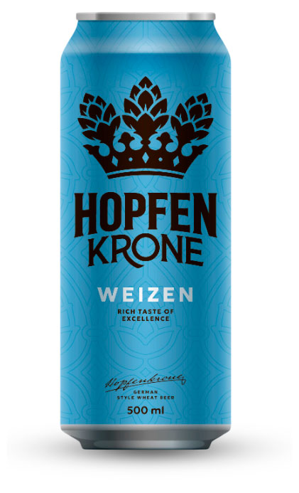 Изображение товара Пиво светлое Hopfenkrone Weizen Германия 5,4% Босния и Герцеговина, 0,5 л
