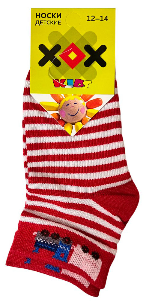 Изображение товара Носки детские ХОХ красные, р. 12-14
