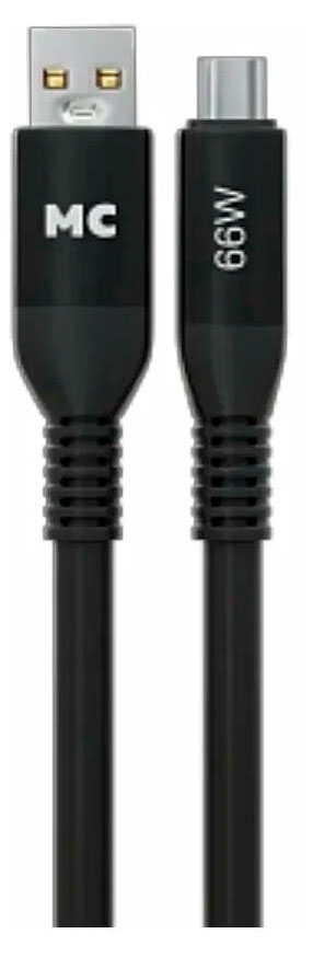 

Кабель More Choice K83A USB-TYPE-C 66W черный, 1 м
