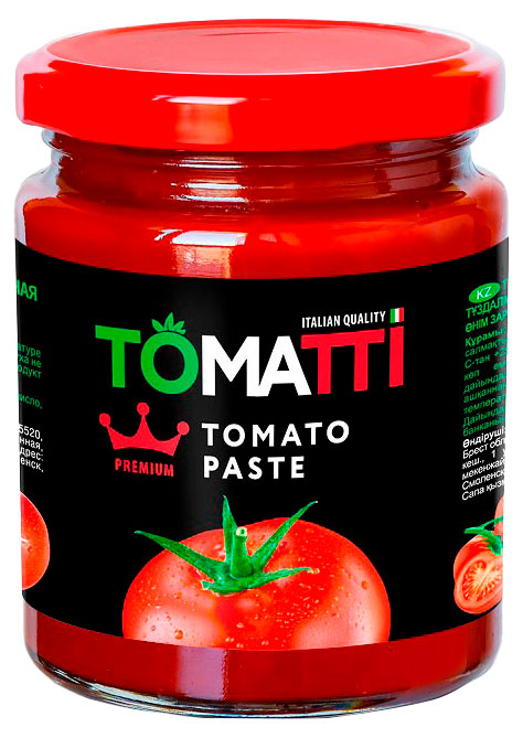 

Томатная паста Tomatti стерилизованная Беларусь, 260 г