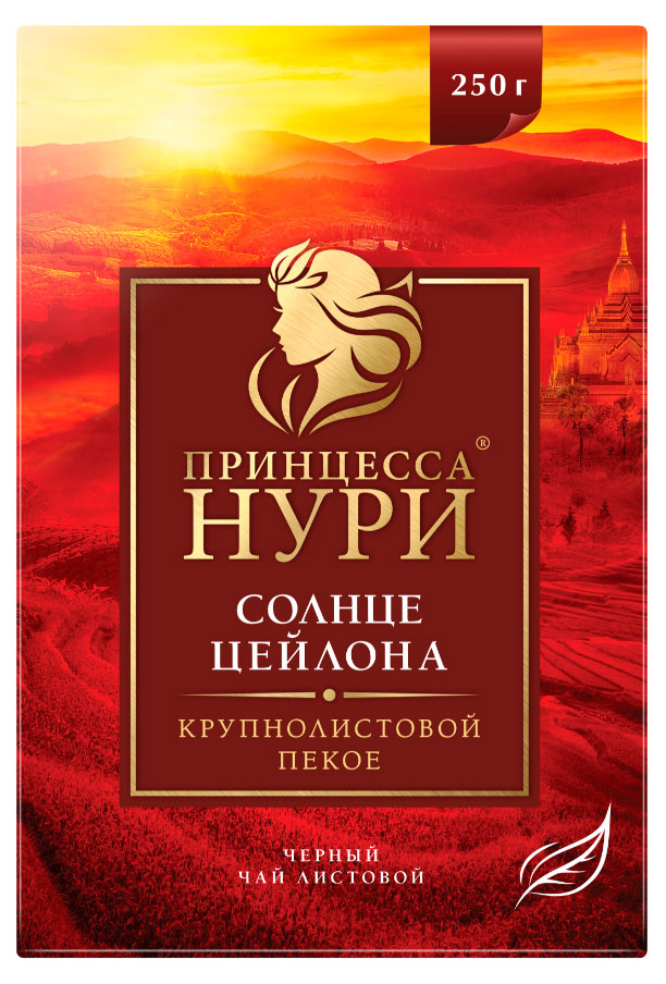 Изображение товара Чай черный «Принцесса Нури» Солнце Цейлона, 250 г