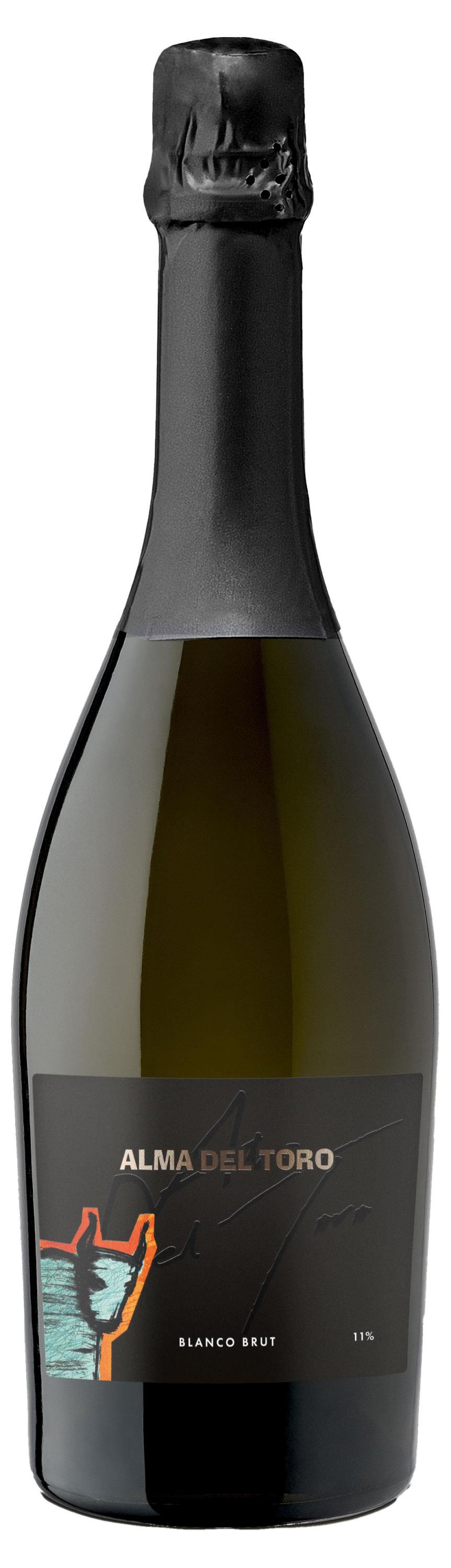 Изображение товара Игристое вино Alma del Toro белое брют Россия, 0,75 л