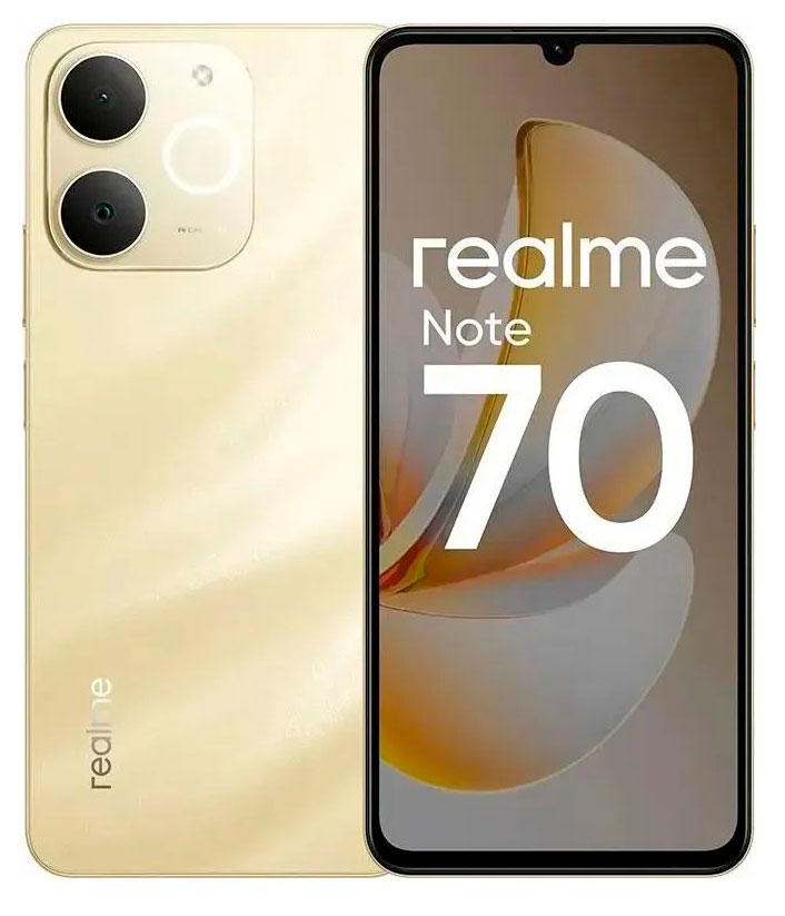

Смартфон Realme Note 70 6+128GB золотой