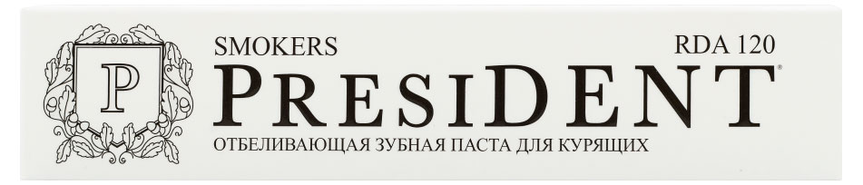 

Зубная паста President Smokers для курящих, 75 мл
