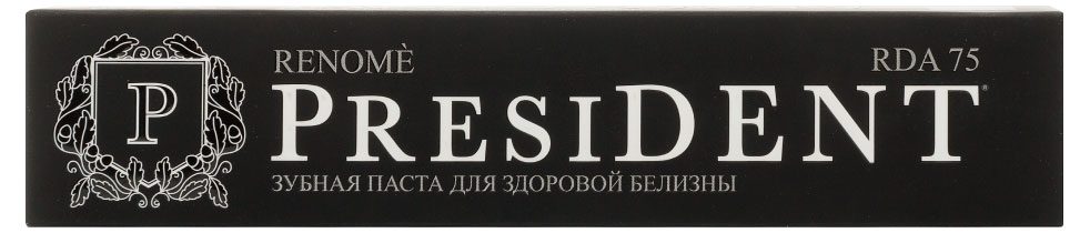 

Зубная паста President Renome для здоровой белизны, 75 мл