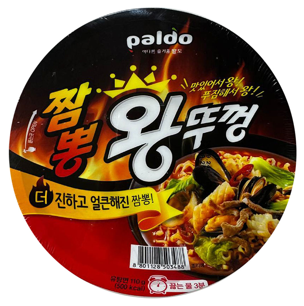 Изображение товара Лапша быстрого приготовления Paldo Вантуккон Чампонг, 110 г, корейский продукт
