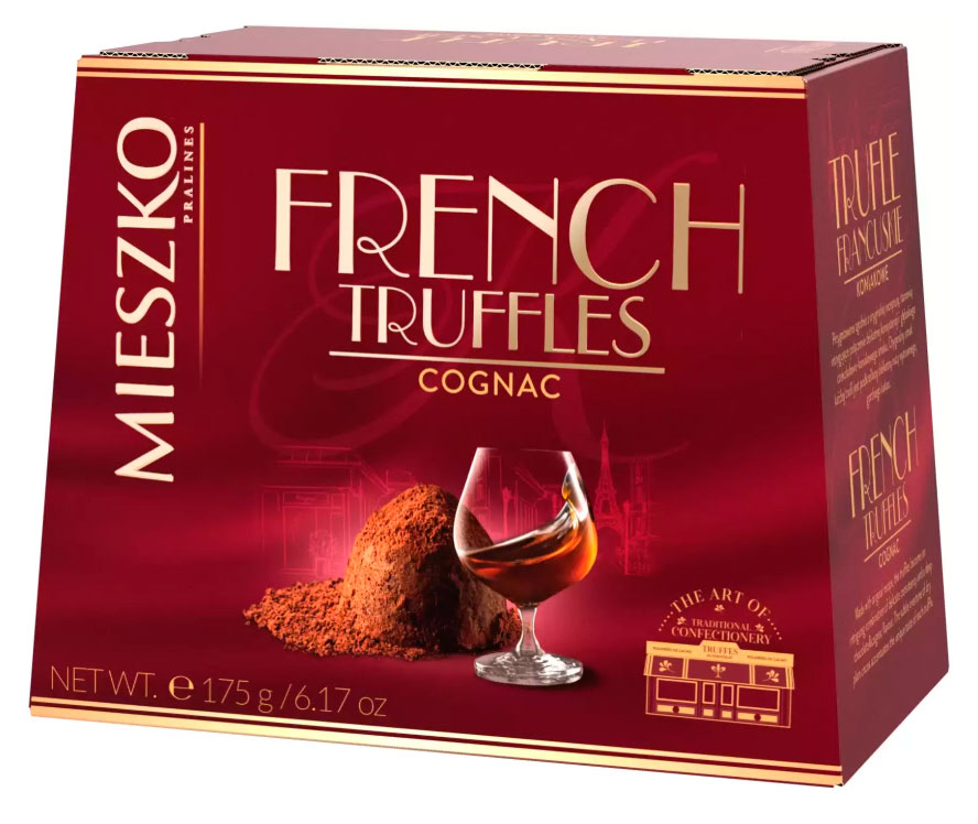 

Конфеты MIESZKO Трюфель Французский со вкусом коньяка, 175 г