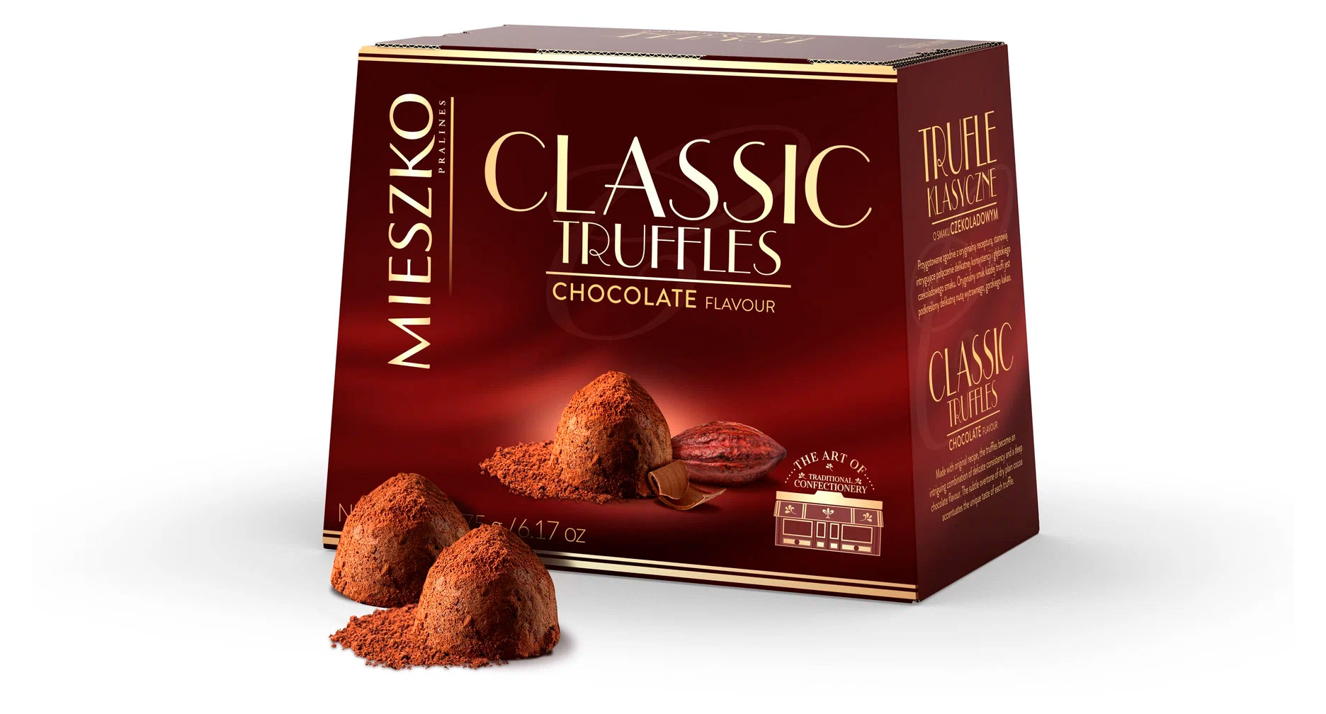 

Конфеты MIESZKO Трюфель Французский со вкусом шоколада, 175 г