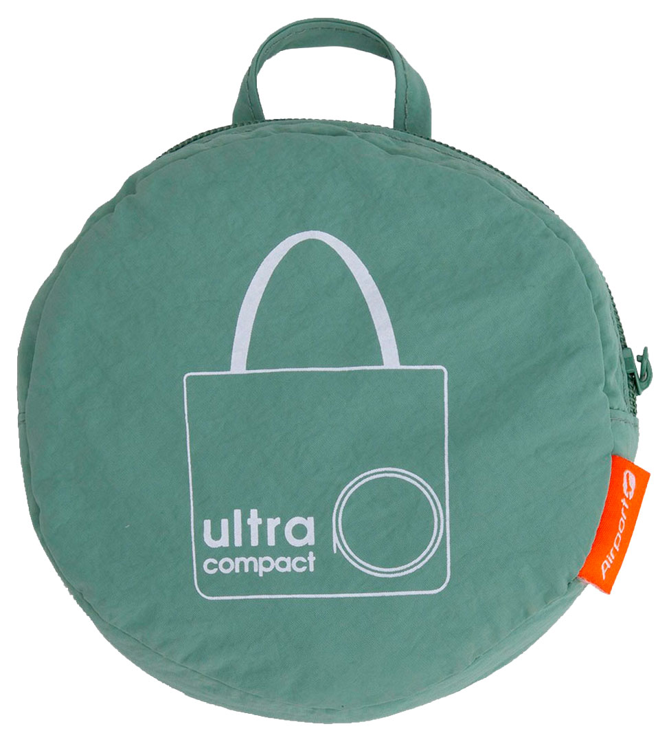 Изображение товара Сумка для покупок Airport складная зеленая, 38х36 см