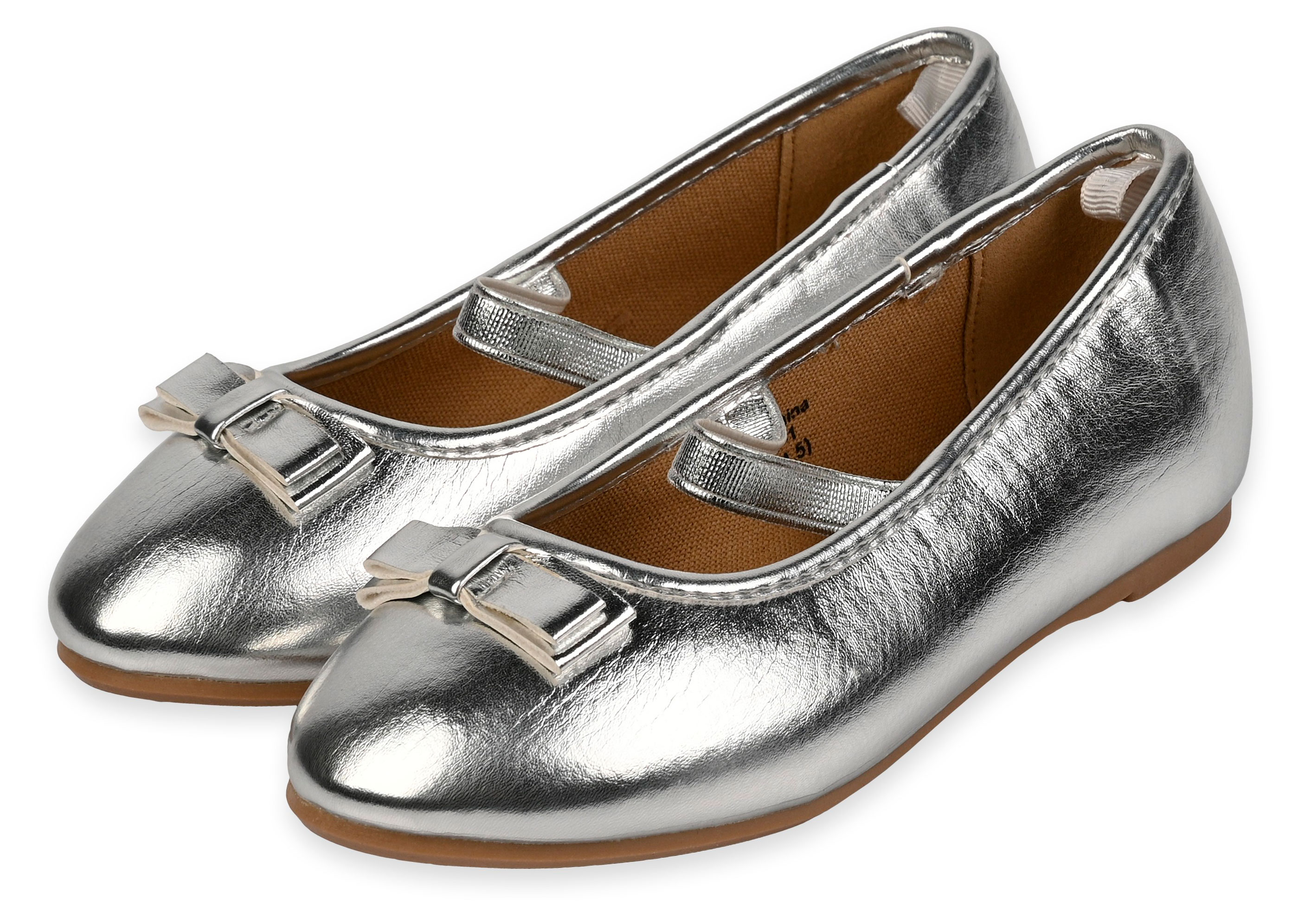 

Туфли для девочки Mothercare серебряные, р. 23-34