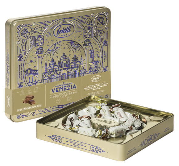 

Набор шоколадных конфет Feletti Grand Tour Италия, 200 г