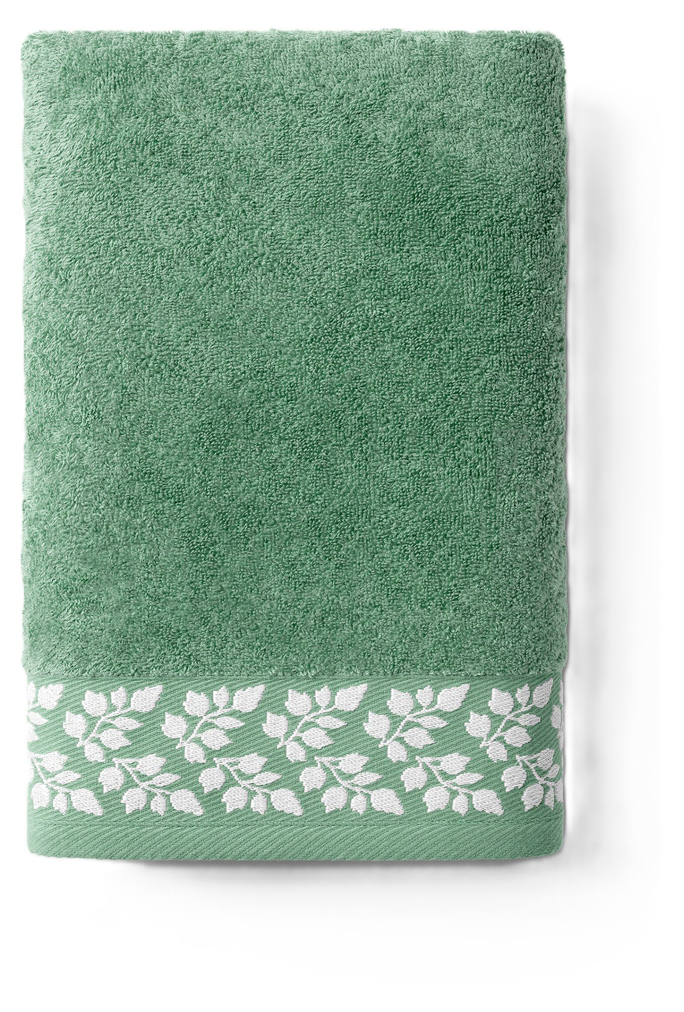 

Полотенце Волшебная Ночь Floret зеленое, 70х140 см