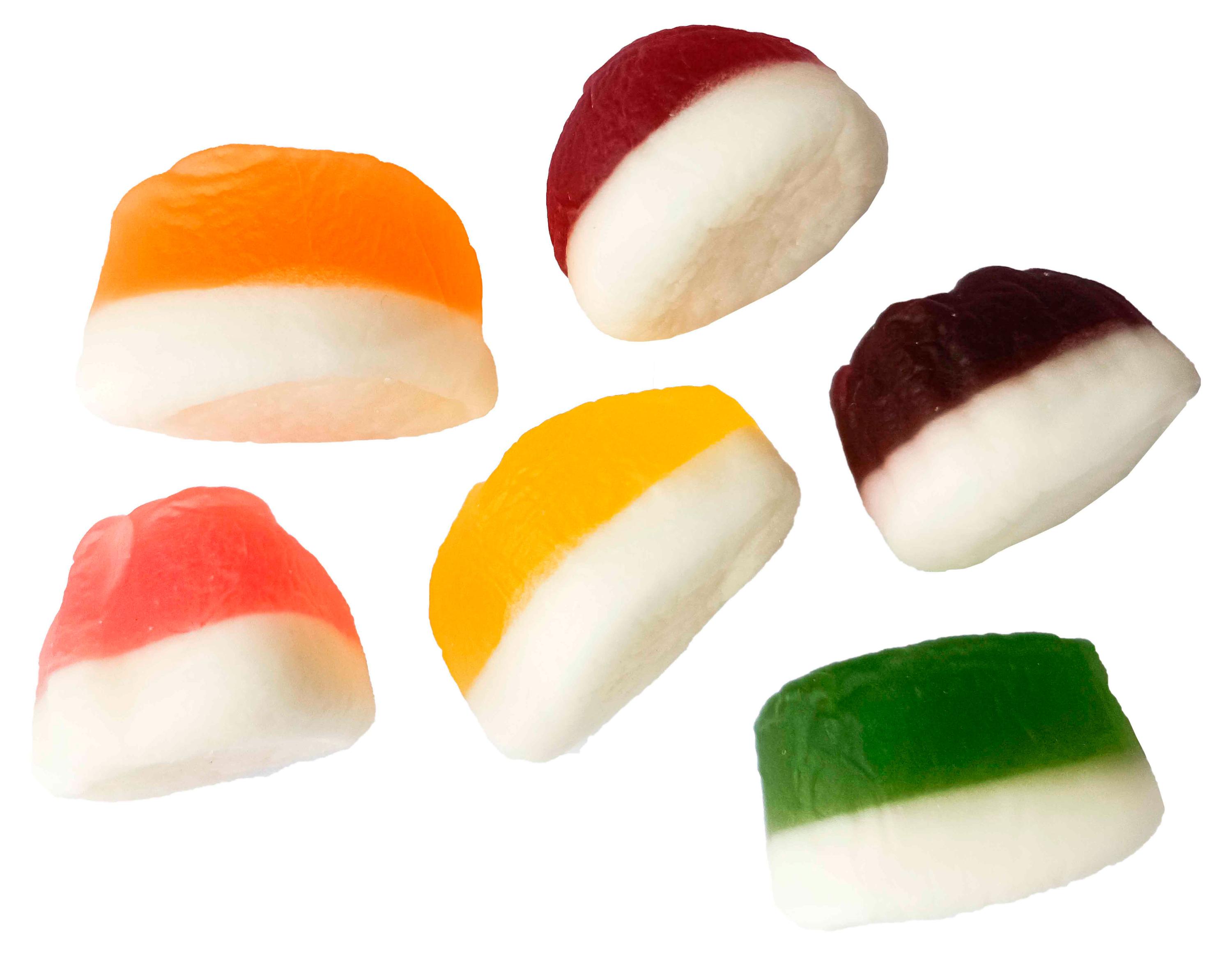 

Мармелад жевательный двухслойный, вес