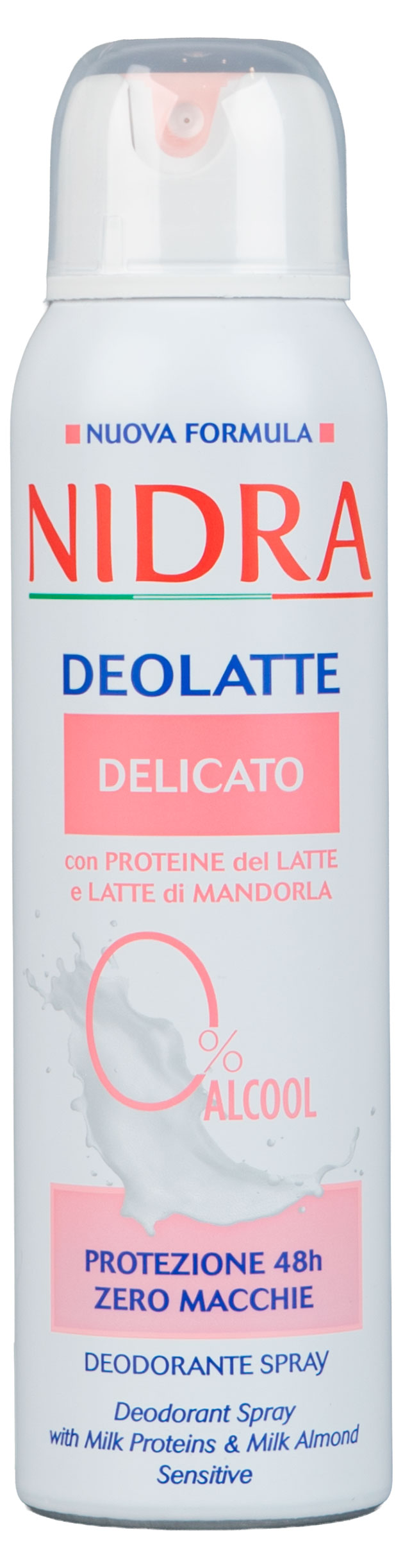 

Дезодорант-аэрозоль Nidra с молочными протеинами и миндальным молочком Италия, 150 мл