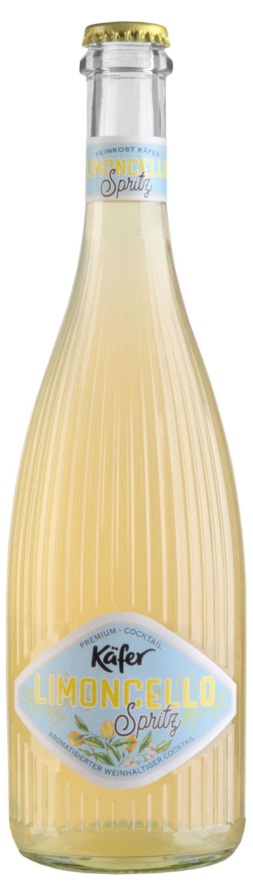 Изображение товара Коктейль винный Kafer Limoncello Spritz газированный сладкий Германия, 0,75 л
