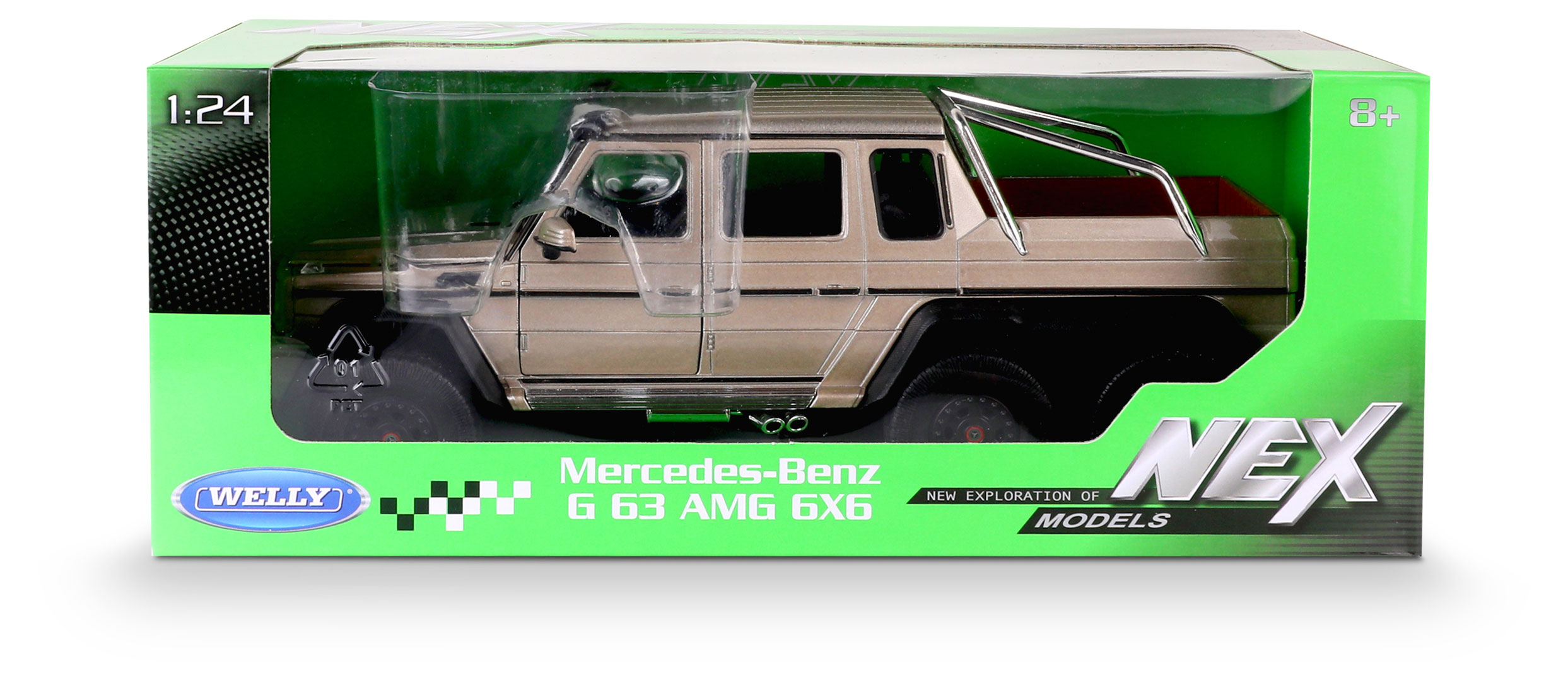 

Машина Welly 1:24 Mercedeces-Benz G63, 1 шт