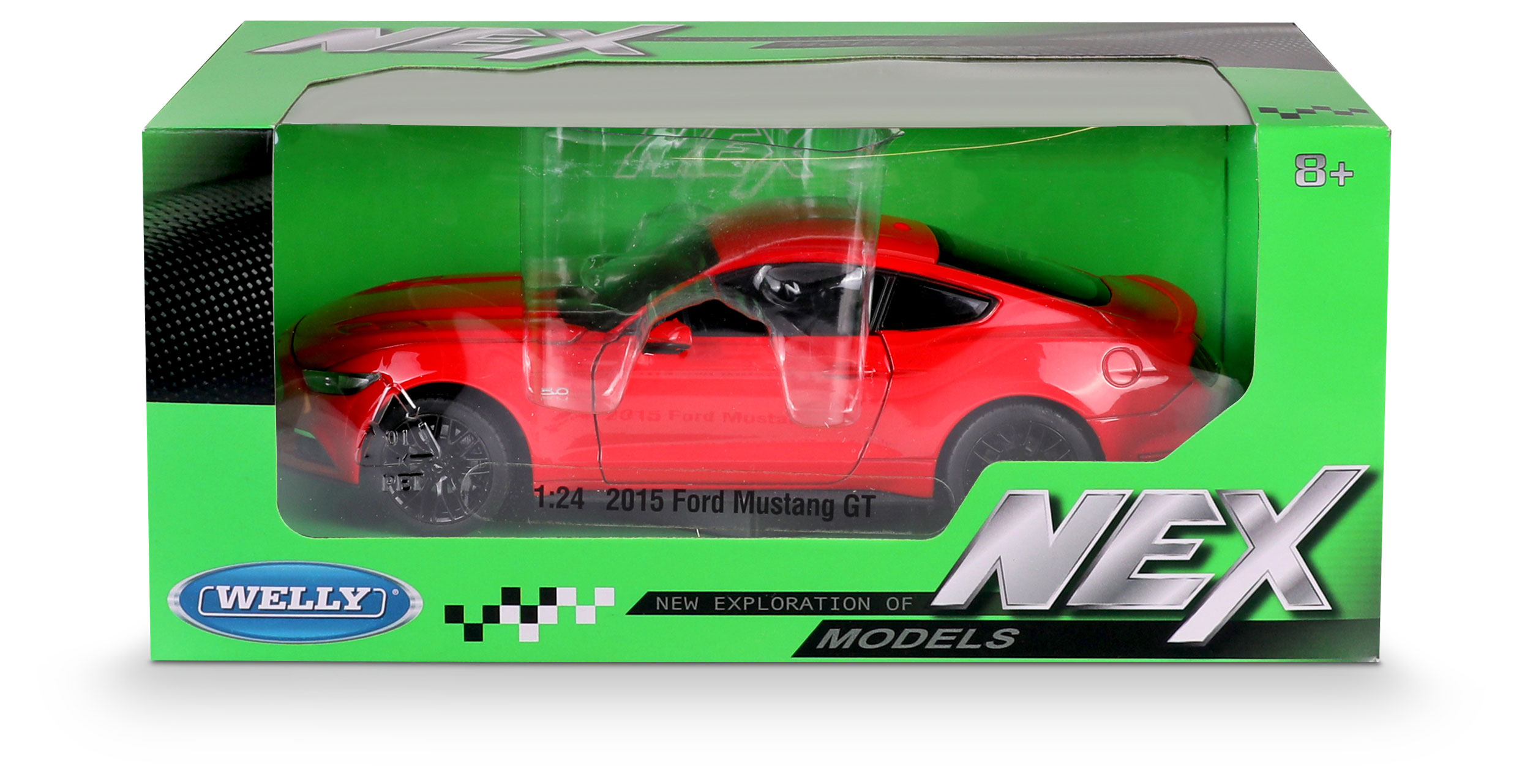 

Машина Welly 1:24 Ford Mustang GT2015, 1 шт