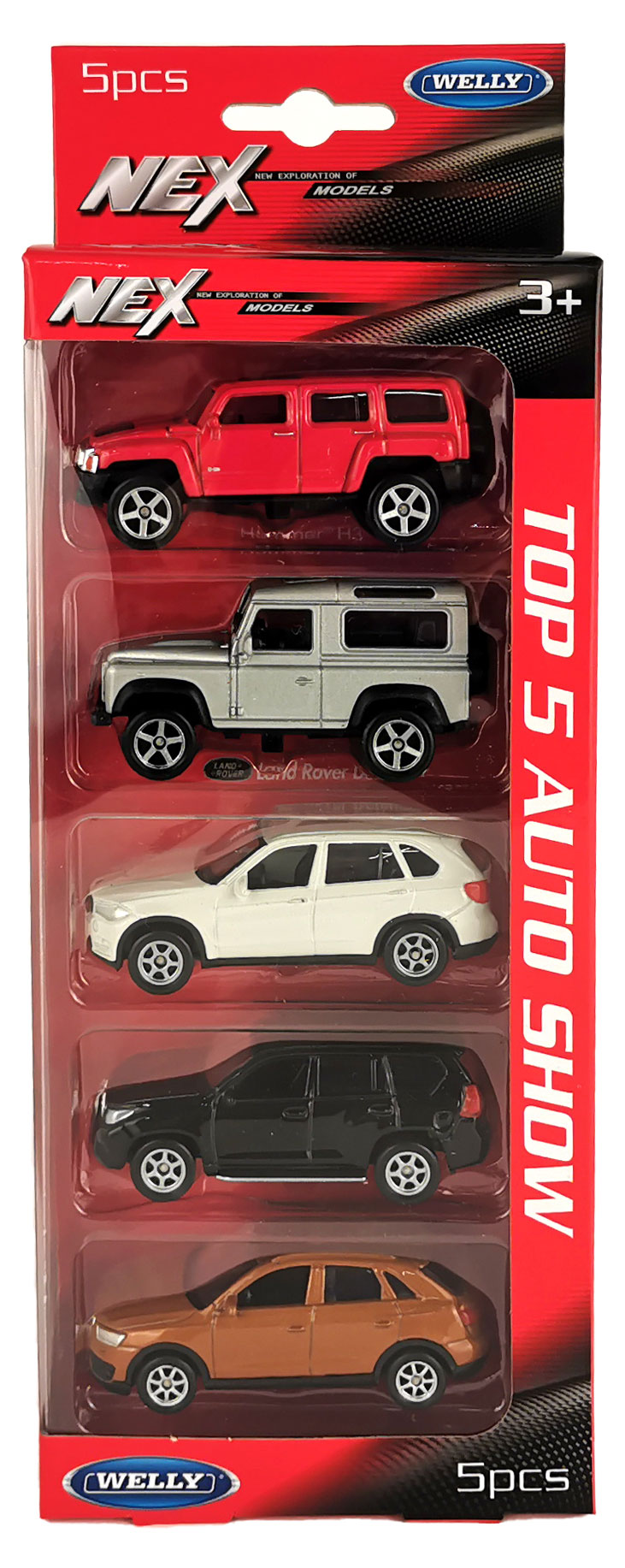 

Набор машинок Welly 1:60, 5 шт