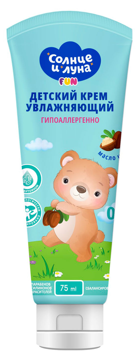 

Крем детский Солнце и Луна Увлажняющий с маслом ши с 0 мес., 75 мл