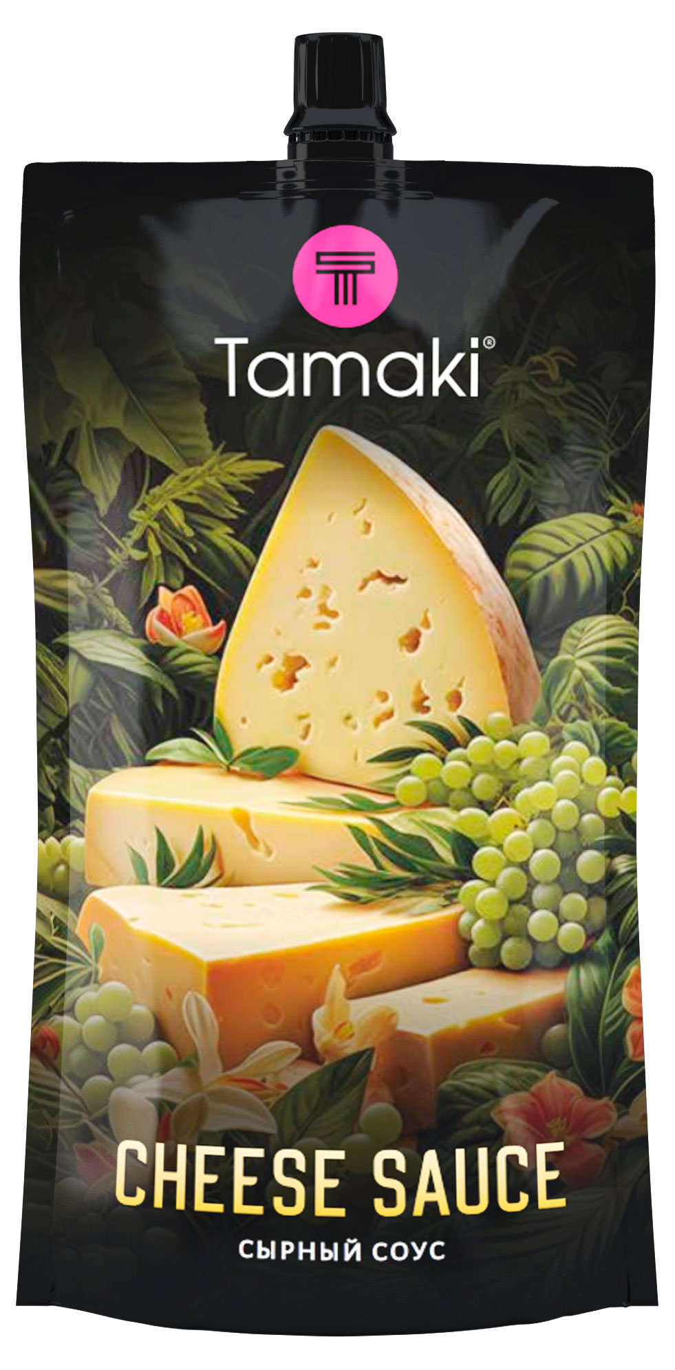 Изображение товара Соус сырный Tamaki с сыром чеддер для мяса бургеров картофеля фри, 200 мл