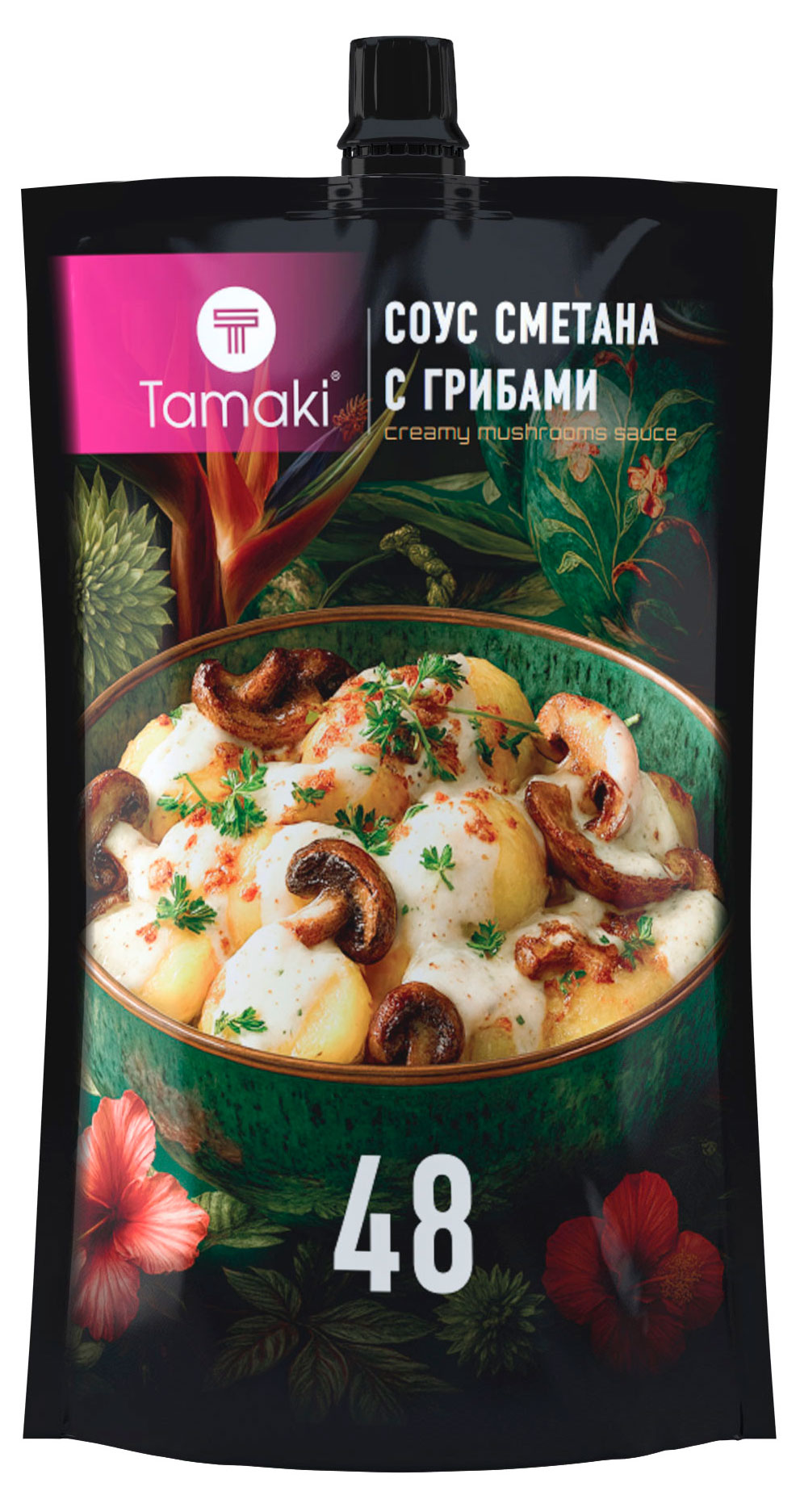 Изображение товара Соус Tamaki грибной сметанный 0.2 л