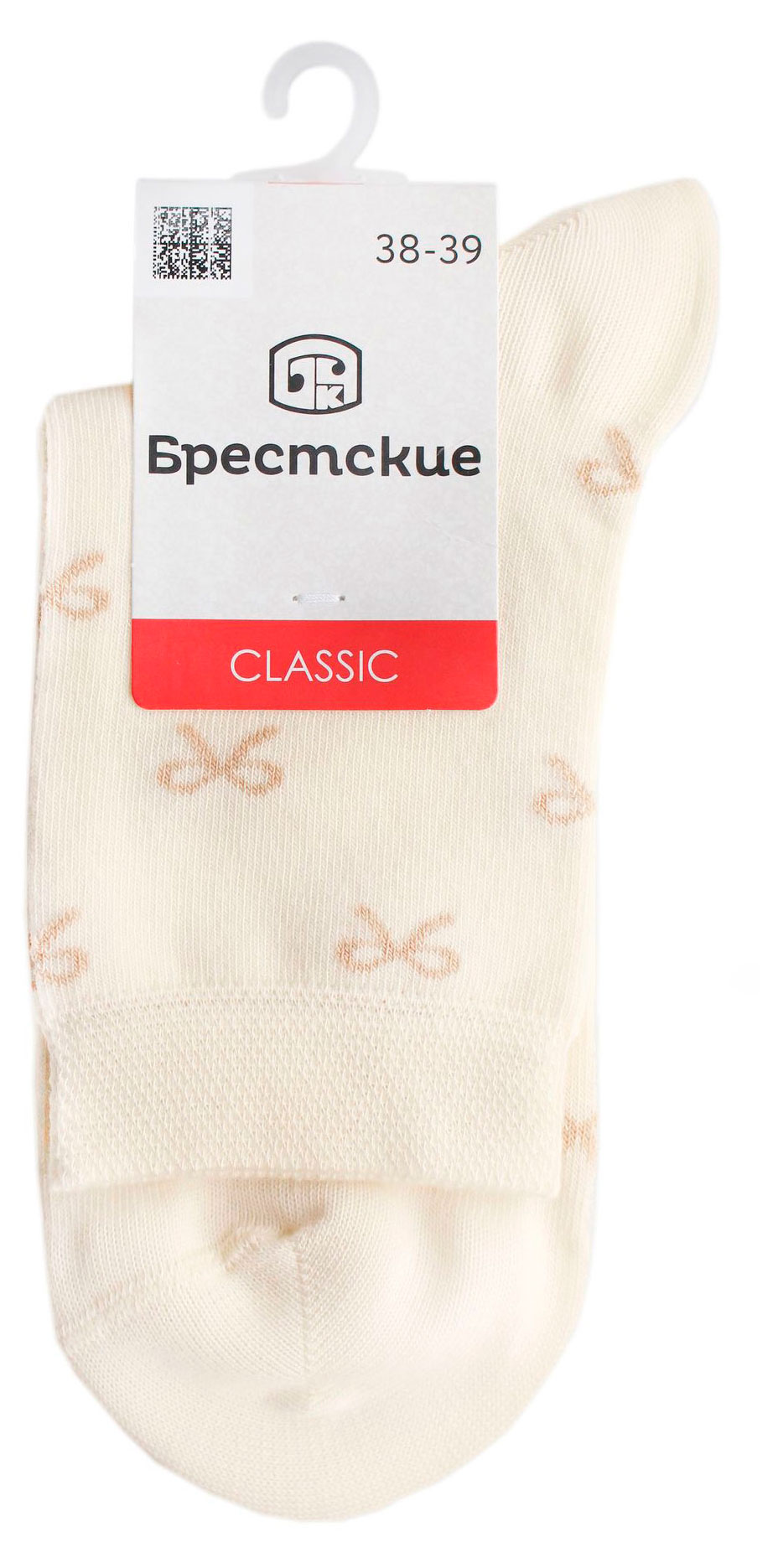 Изображение товара Носки женские «Брестские» белые Беларусь, р 25