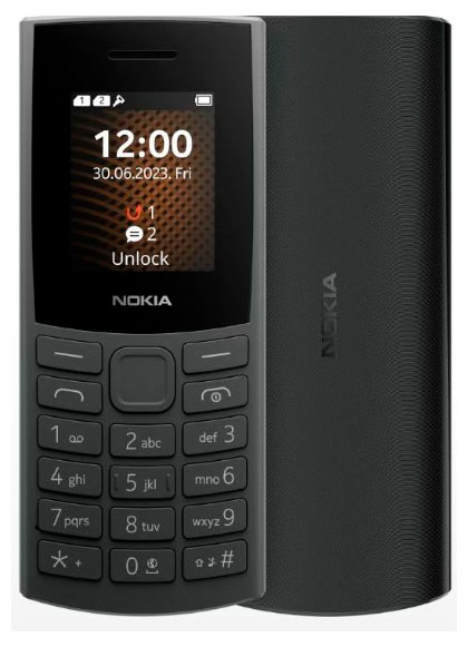

Мобильный телефон Nokia 106 DS TA-1564 черный, 1,8"