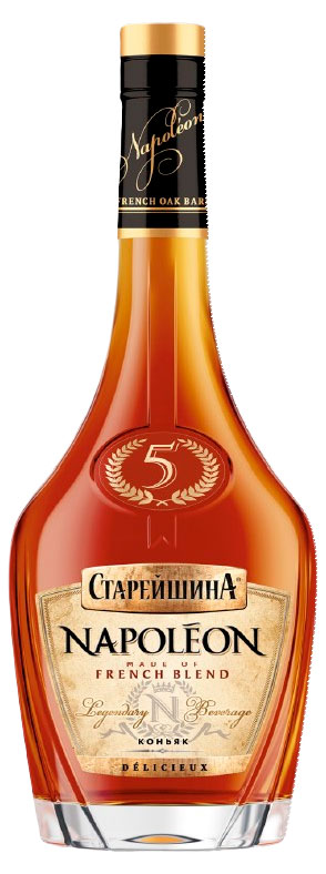 

Коньяк Старейшина Napoleon 5 лет Россия, 0,5 л