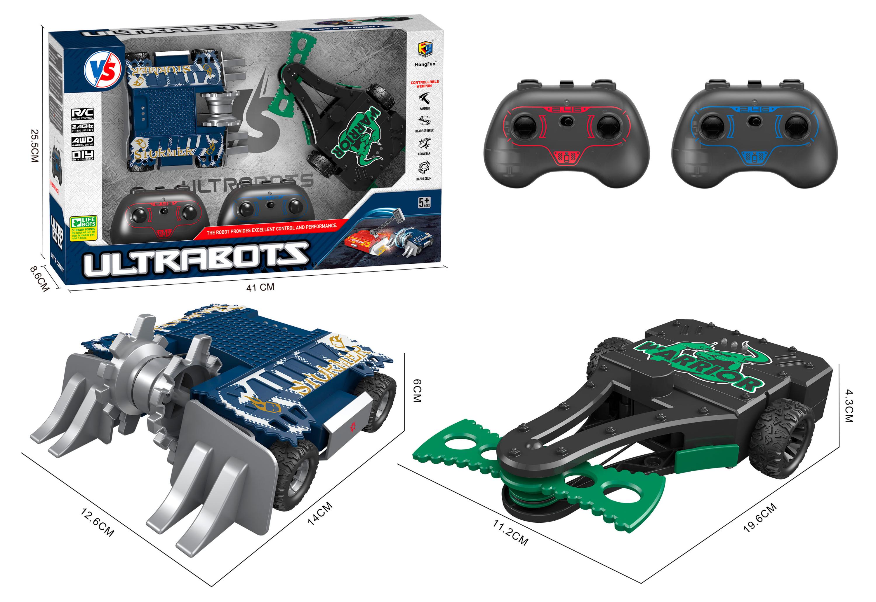 

Набор из 2-х роботов ULTRABOTS MU252-4 Битва роботов на радиоуправлении