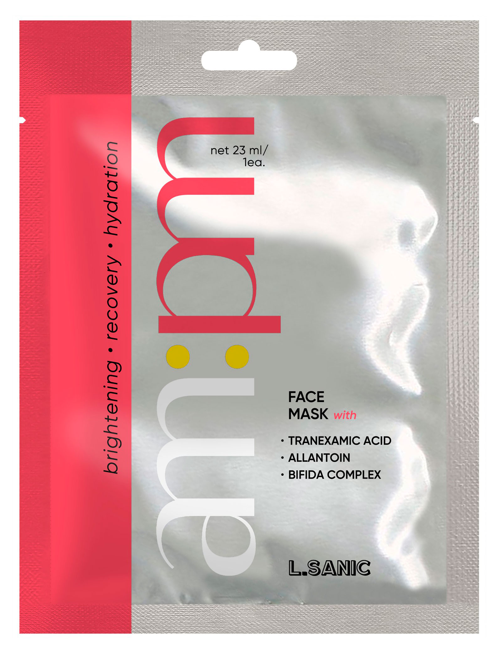 Изображение товара Маска тканевая для лица балансирующая с TXA пробиотиком и аллантоином 23 мл Корея