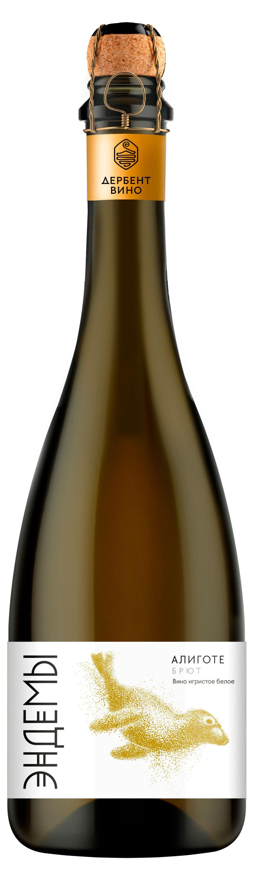 

Игристое вино Эндемы Алиготе белое брют Россия, 0,75 л