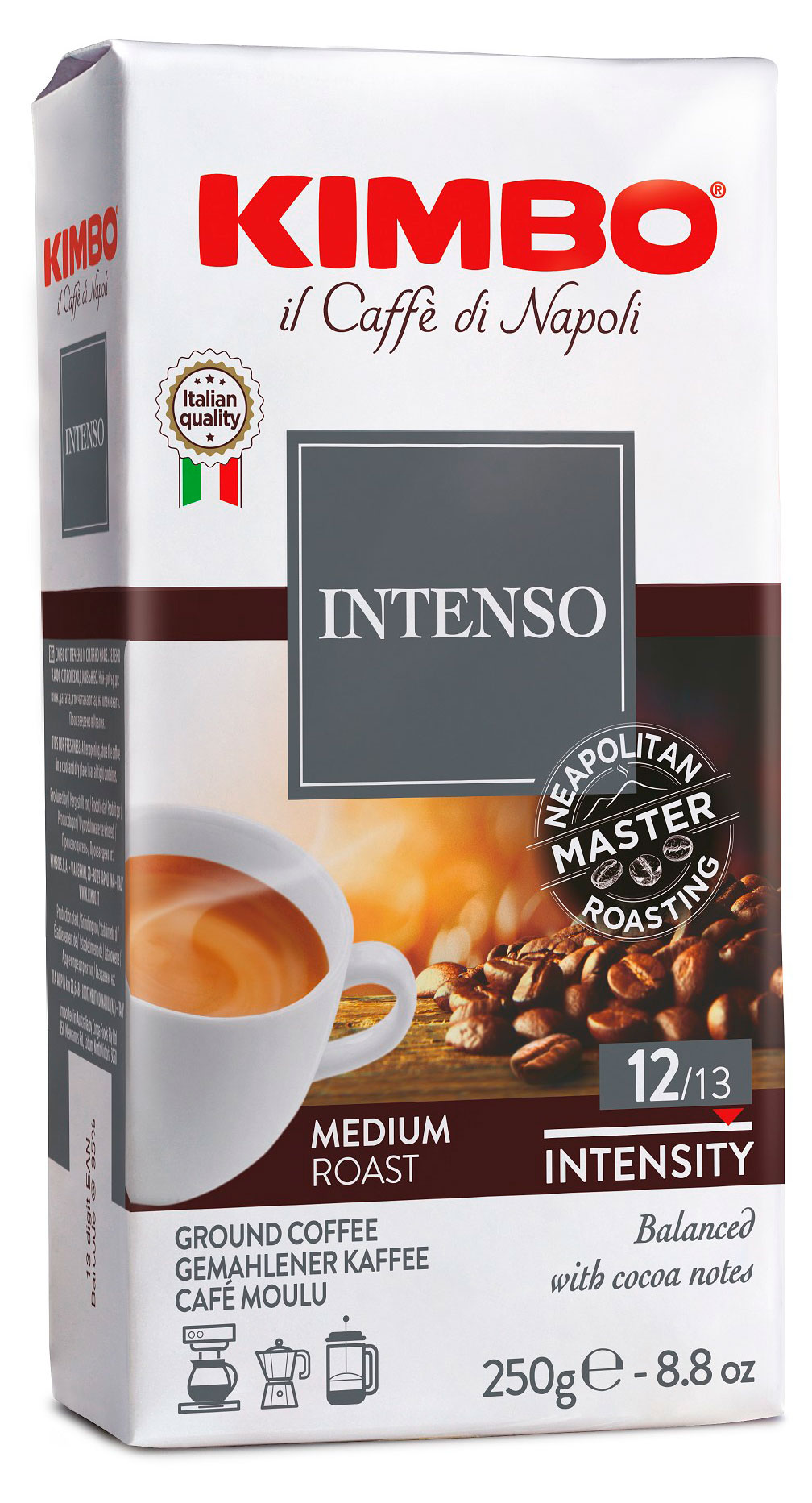 Изображение товара Кофе молотый KIMBO Intenso, 250 г