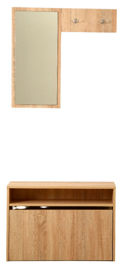 

Прихожая Визит дуб сонома, 75х18х180 см