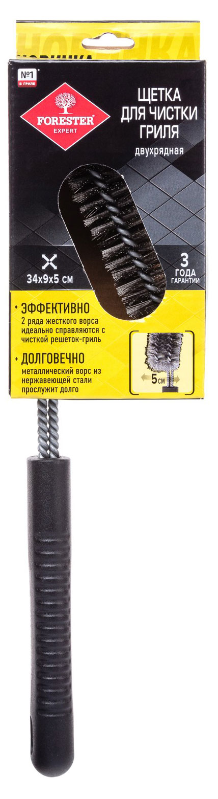 Изображение товара Щетка для чистки гриля FORESTER двухрядная, 34х9х5 см