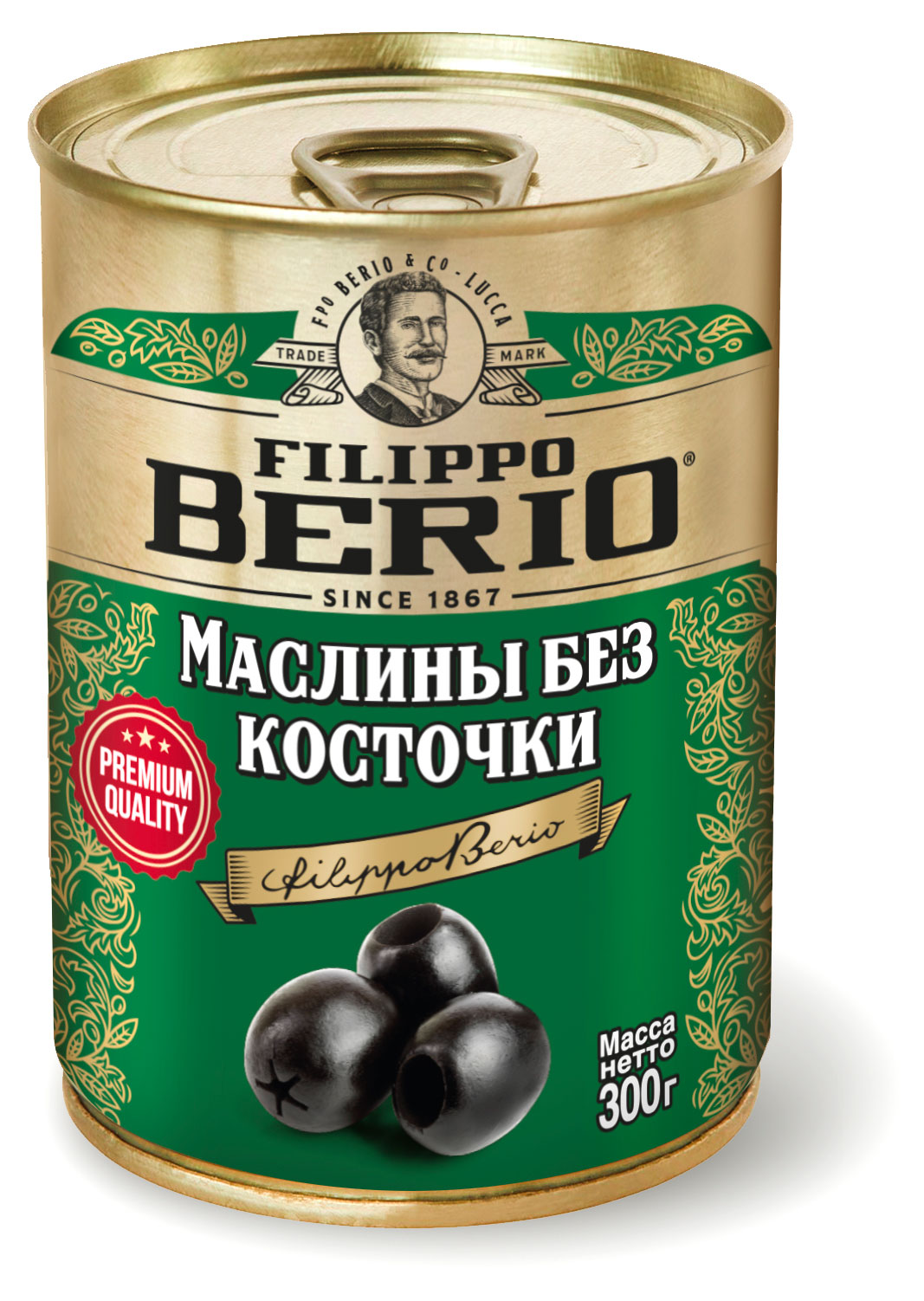 Изображение товара Маслины Filippo Berio без косточки 300 г Италия консервированные