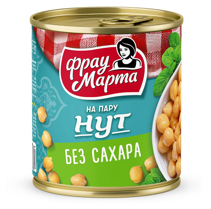 

Нут Фрау Марта на пару, 310 г