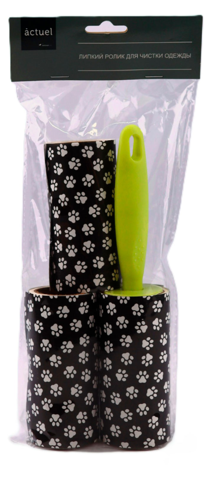 

Ролик для чистки одежды Actuel с 3 сменными блоками, 1 шт