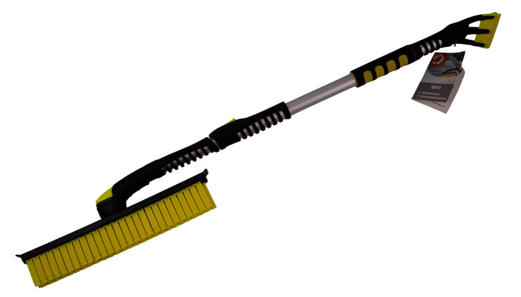 

Щетка-трансформер для автомобиля АШАН Красная птица с силиконовым ворсом и телескопической ручкой, 13х35х128 см