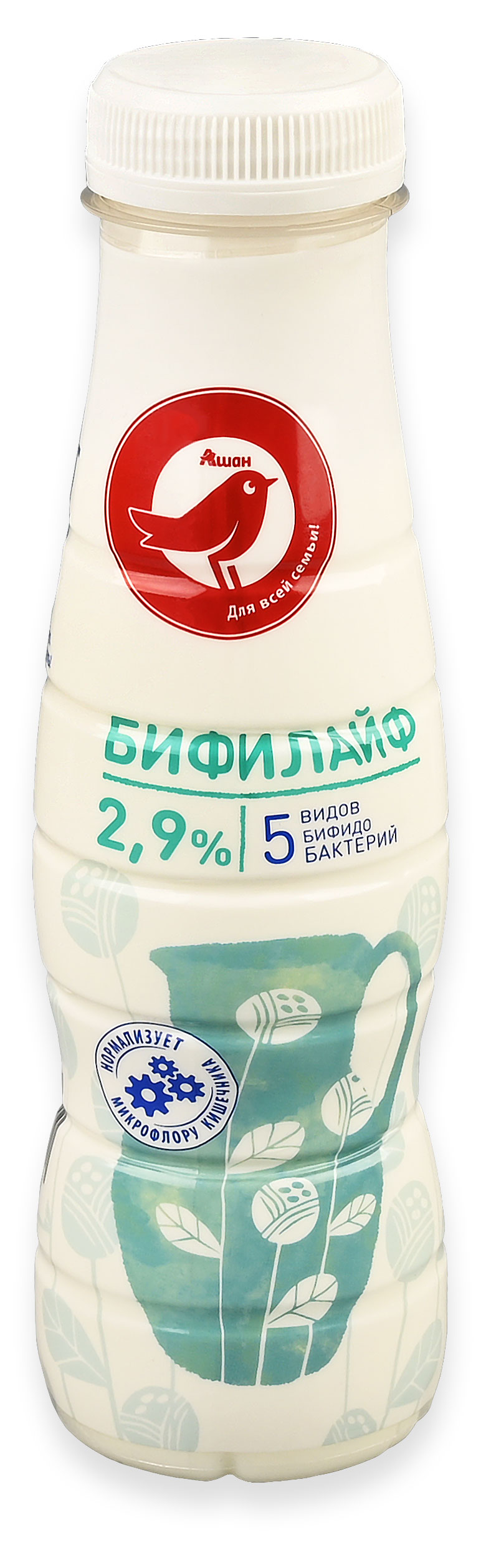 

Бифилайф АШАН Красная птица 2,9% БЗМЖ, 290 г