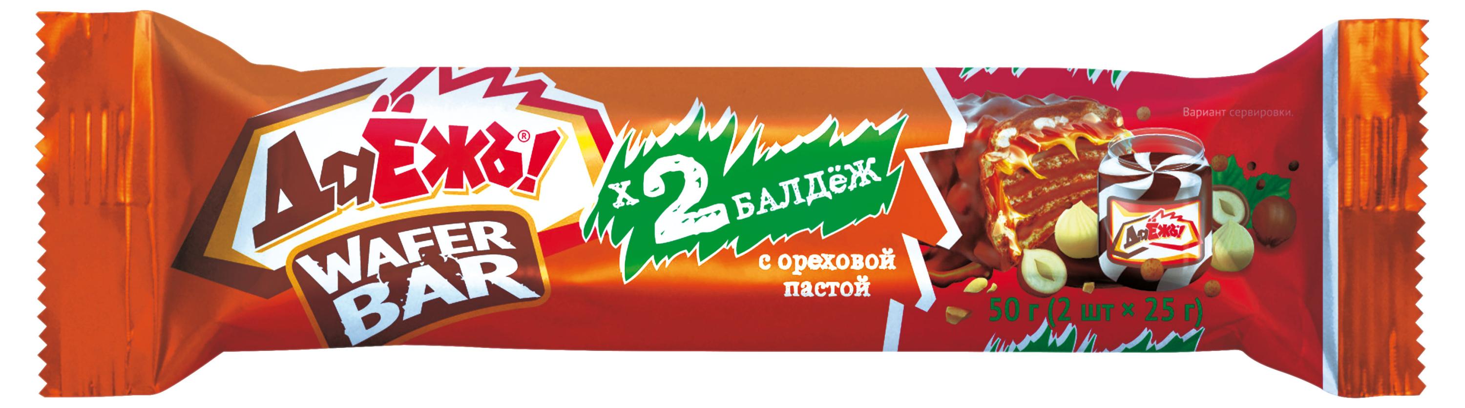 

Конфеты ДАЕЖЪ WAFER BAR с ореховой пастой, 50 г
